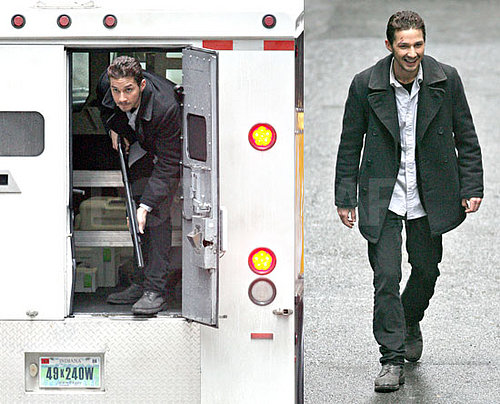 Shia LaBeouf on the Set of Eagle Eye