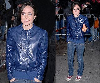 Ellen Page Looks Very Blue