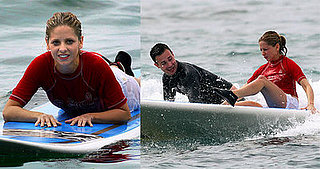 SMG and Freddie Hit the Waves Surfing