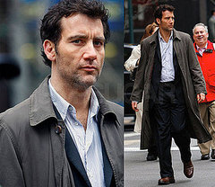 Clive Owen Films The International in New York City