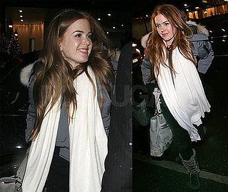 Isla Fisher Goes To Dinner At the Waverly Inn in NYC