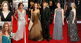 The Ladies Cover Their Legs and Baby Bumps at the SAGs