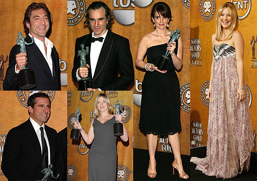 Actors Show Off Their Actors at SAGs Press Room Party