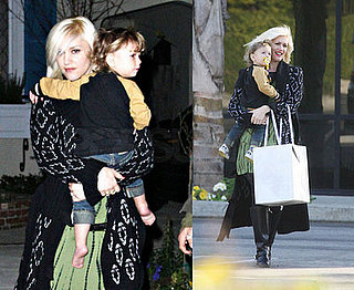 Kingston, Gwen and Her Hidden Baby Bump Take Flight