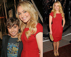 Hayden Panettiere and Jansen Panettiere at the Premiere of the Spiderwick Chronicles
