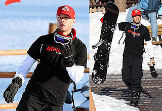 Ryan Is Black and White and Red All Over the Slopes
