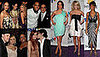 Whitney Houston, Lindsay Lohan, Carrie Underwood, Nicole Richie, Fergie at Clive Davis Pre-Grammy Party