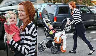 Marcia Cross and Twins Eden and Savannah shop in LA on February 7 2008 2008-02-10 06:53:34