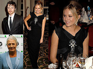 James McAvoy and Sienna Miller at the Awards of the London Film Critics Circle