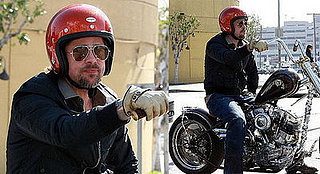 Brad Pitt, Aviators, Helmet, Leather, Bad Ass