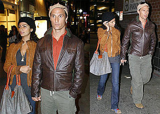 Matthew and Camila's Casual Leather Coated V-Day