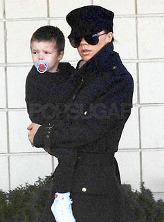 Victoria Beckham With Son Cruz Beckham