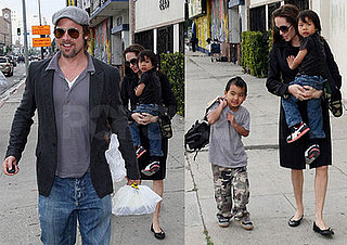 Brad and Angelina Get In Some Boy Time Before Big Weekend