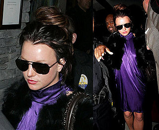 Britney Celebrates Seeing Her Boys With Dinner