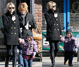Michelle Williams and Matilda Ledger in Brooklyn 2008-02-21 11:48:57