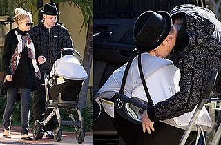 Nicole Richie and Joel Madden Take Harlow Out