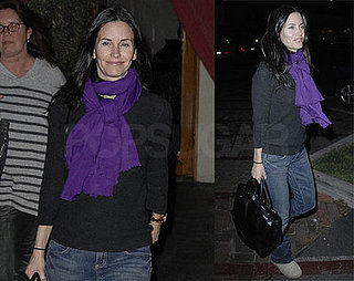 Courteney Cox at Nobu in Malibu