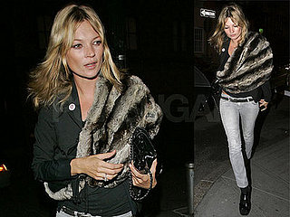 Kate Moss at the Waverly Inn in NYC
