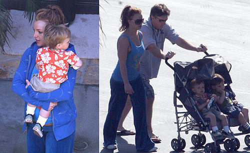 Britney Pays Up and Plays With Her Sons