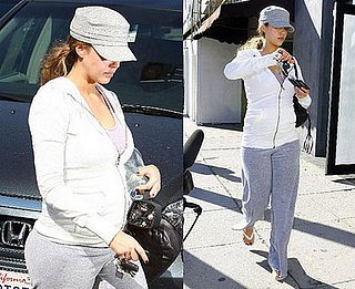 Jessica Alba Gets Manicured