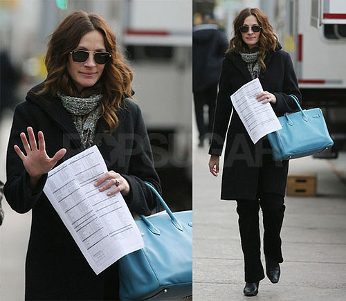 Julia Roberts Leaves the Set of Duplicity