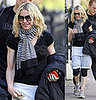 Madonna walking home from gym