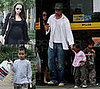 Images of the Jolie-Pitts in Houston