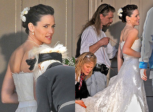 Jennifer Garner on the Set of Ghosts of Girlfriends Past