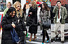 Michelle Trachtenberg on the Set of Gossip Girl