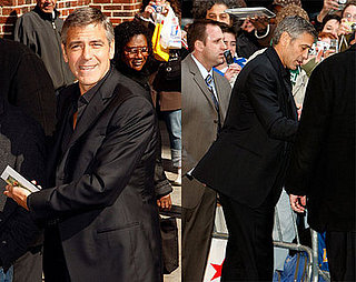 George Clooney Does the Usual on Letterman