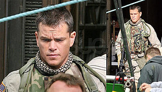 Matt Damon on the Set of Green Zone in London