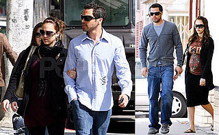 Pregnant Jessica Alba and Fiance Cash Warren Shop for Furniture