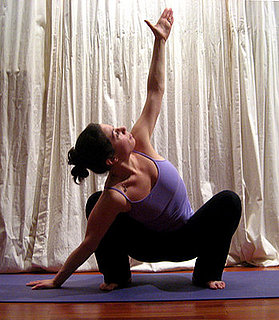 Preparation for Bound Wide Squat Pose