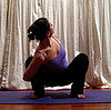 Half Bound Wide Squat Yoga Pose