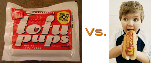 Hot Dogs vs. Tofu Pups