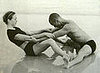 Partner Yoga Pose: Double Straddle 