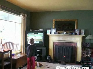 Kid Gets Mad Playing Wii