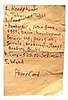 Stoner's Shopping List