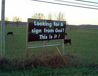 A Sign From God