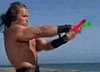 Arnold Schwarzenegger Has Glow Sticks