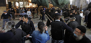 Priests Brawl in Bethlehem