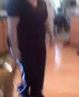 Mom on Heelys Takes a Fall