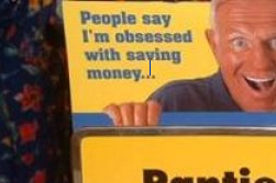 Dirty Old Man Advertising Panty Sale