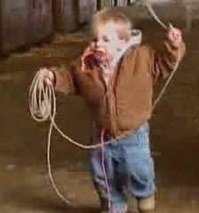 Baby Cowboy Can Rope a Calf Baby Cowboy Can Rope a Calf