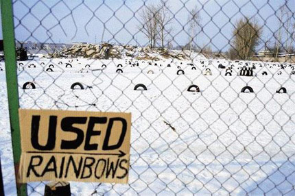 "Used Rainbows" Sign
