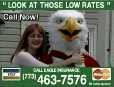 Eagle Insurance Low Budget Commercial 2008-02-12 16:00:00