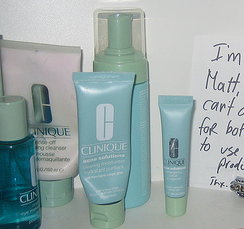 Dude Uses Girly Face Products