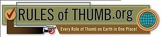 Website of the Day: Rules of Thumb