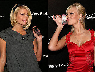 Paris Hilton and Other Celebs Attend the BlackBerry Pearl 8130 Launch Party In NYC