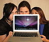 Three Girls Unboxing The MacBook Air